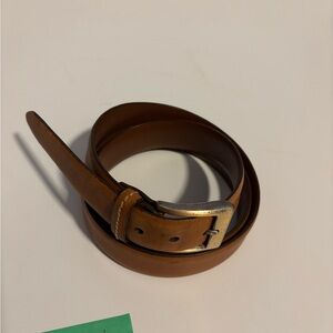 Men's Tan Leather Belt